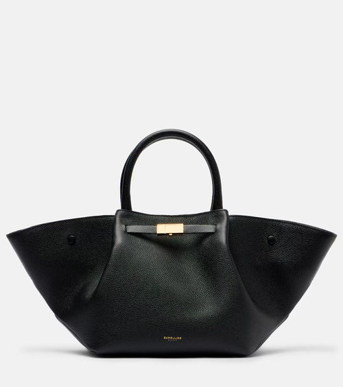 DeMellier New York Midi Leather Tote Bag