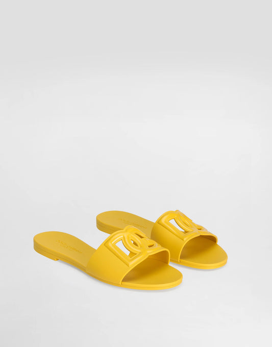 DOLCE & GABBANA  Bianca DG-logo slides