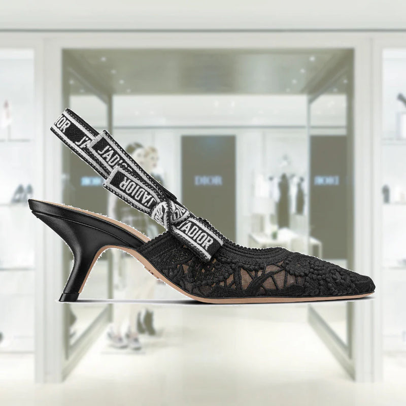 Christian Dior Embroidered J'Adior Slingback