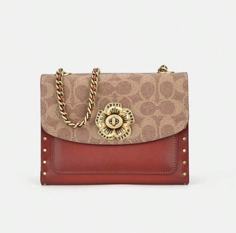 COACH Parker In Signature Canvas With Rivets