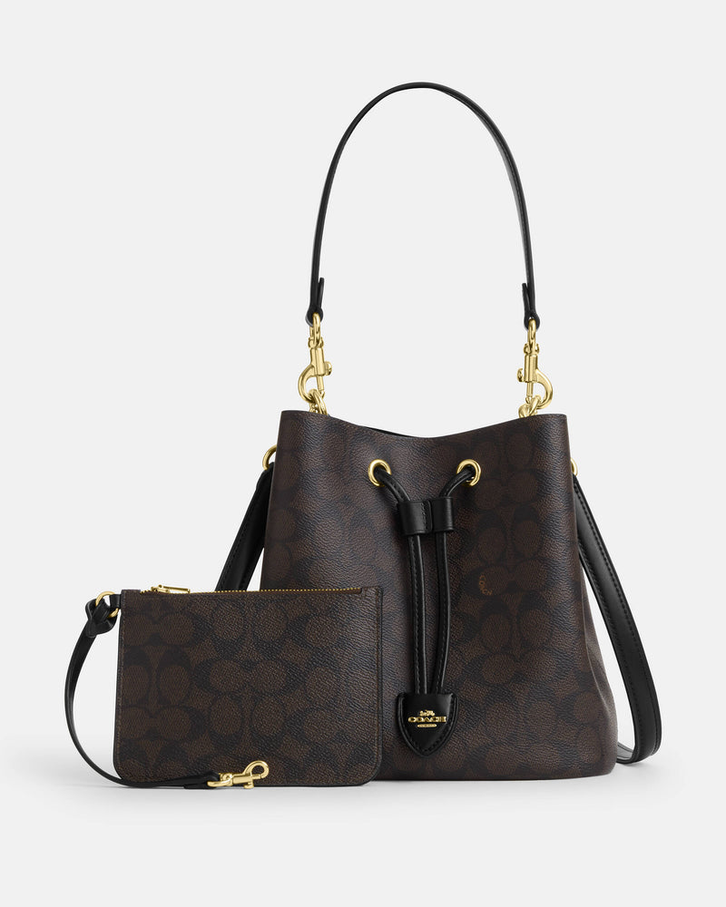 Coach Rowan Bucket Bag In Signature Canvas