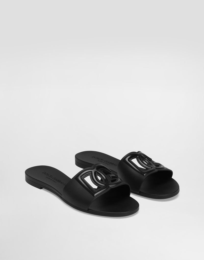 DOLCE & GABBANA  Bianca DG-logo slides