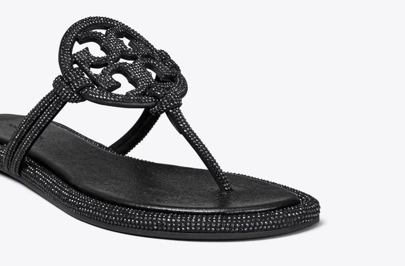 Tory Burch MILLER PAVÉ KNOTTED SANDAL
