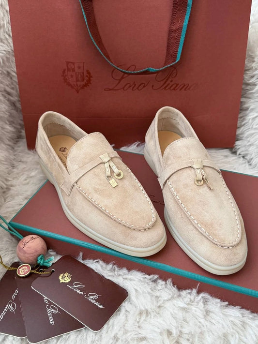 Loro Piana Summer Walk Loafers Women Suede