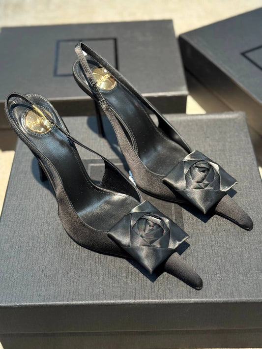YSL AMALIA slingback pumps