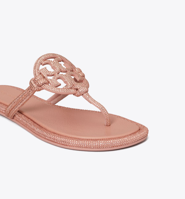 Tory Burch MILLER PAVÉ KNOTTED SANDAL