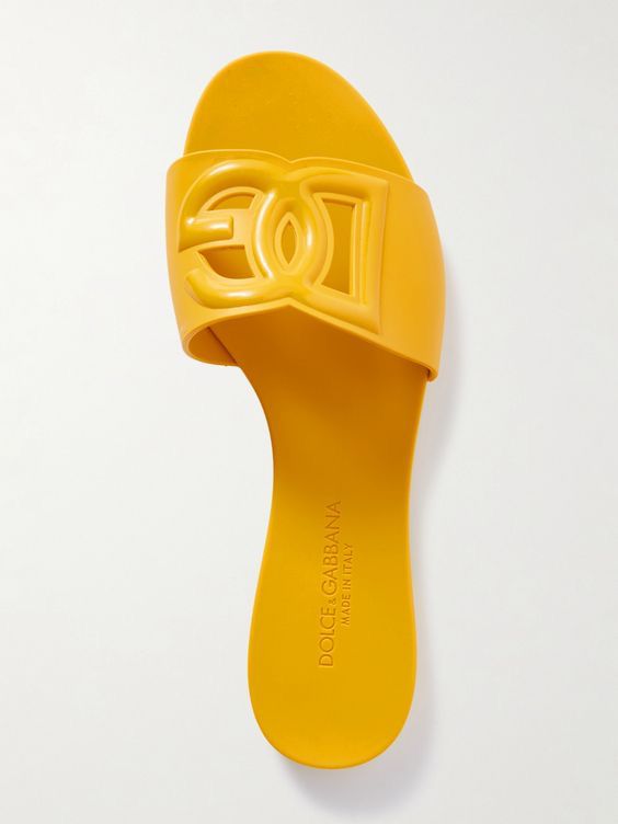 Dolce & Gabbana Rubber Beachwear Sliders