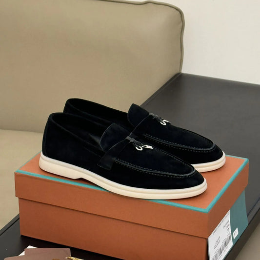 Loro Piana Summer Walk Loafers Women Suede