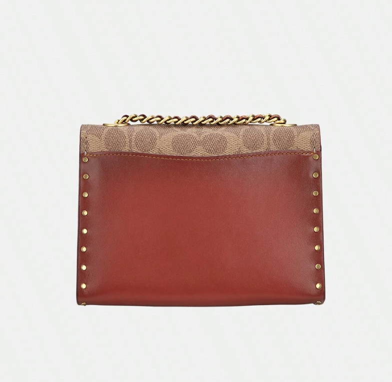 COACH Parker In Signature Canvas With Rivets