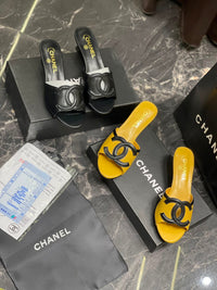 Chanel Leather Mules