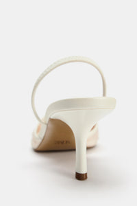 ZARA EMBROIDERED MESH SLINGBACKS