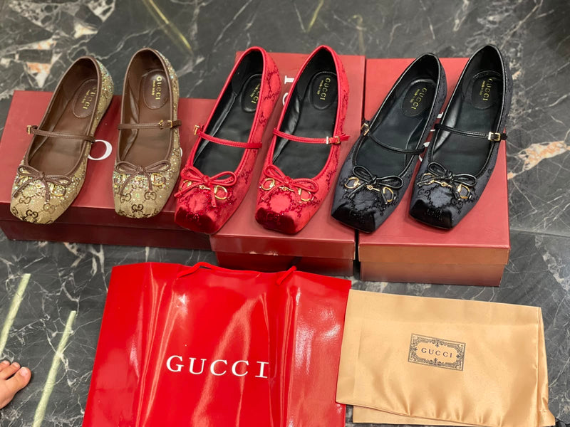 Gucci ballerina flats