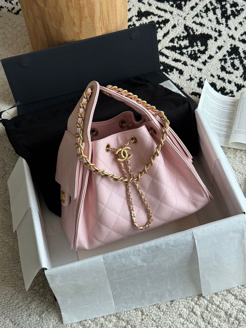 Chanel 25 Handbag Grained Calfskin