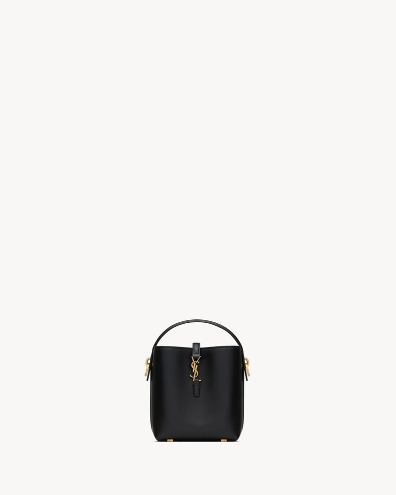 YSL LE 37 mini in shiny leather