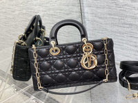 Dior Lady D-Joy Medium – Black Cannage Lambskin
