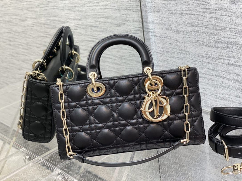 Dior Lady D-Joy Medium – Black Cannage Lambskin
