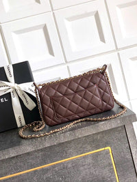 Chanel 25A Double Chain Bag Caviar