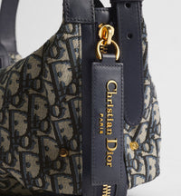 Dior D-Journey Small – Blue Oblique