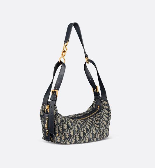 Dior D-Journey Small – Blue Oblique
