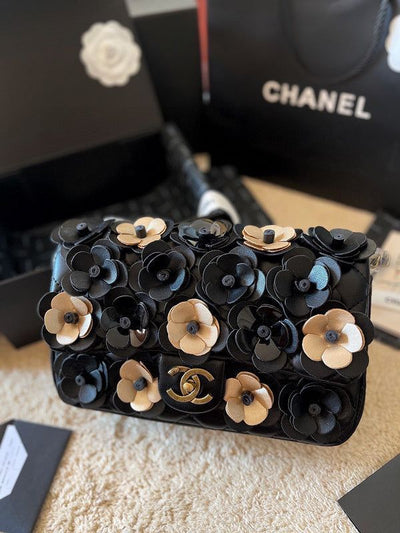 Chanel Camellia Flap Bag hover