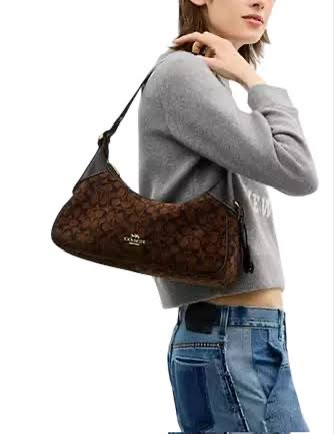 Coach Ella Small Shoulder Bag in Signature