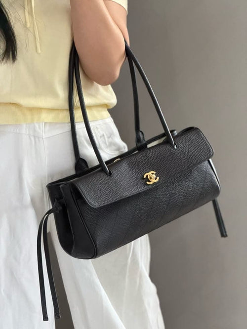 Chanel Grained Calfskin Stitched Urban Essentials Shopping Bag