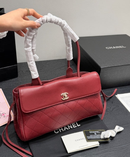 Chanel Grained Calfskin Stitched Urban Essentials Shopping Bag