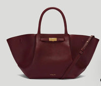 DeMellier New York Midi Leather Tote Bag