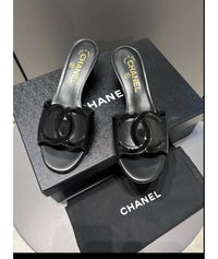 Chanel Leather Mules